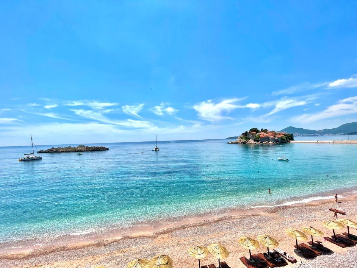 Plava Vila Beach Apartments Sveti Stefan Exterior photo